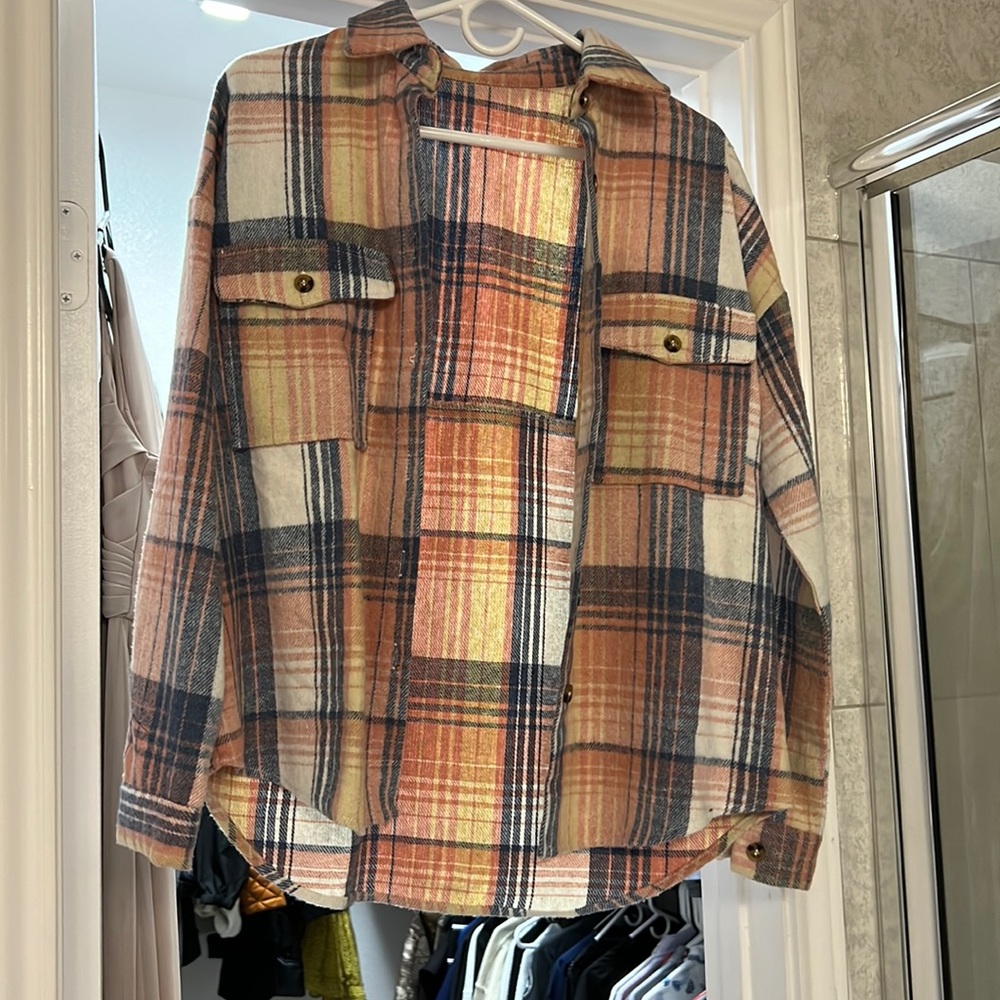 Flannel jacket. New without tags. Never been worn or washed. Size small